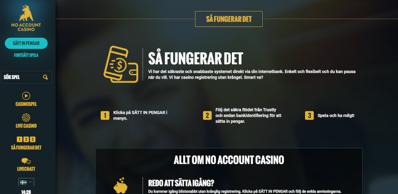 Noaccount casino