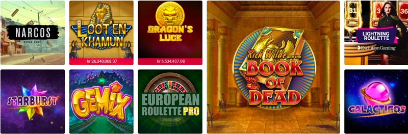 Spelutbud Party Casino