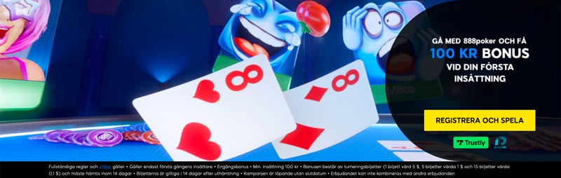 888poker välkomstbonus